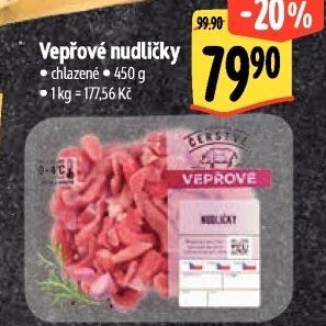 Maso vepřové nudličky Albert