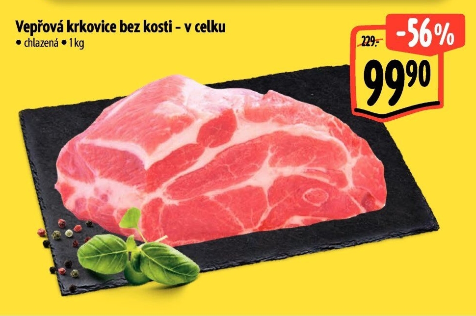 Vepřová krkovice bez kosti