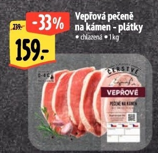 Vepřová pečeně na kámen Albert