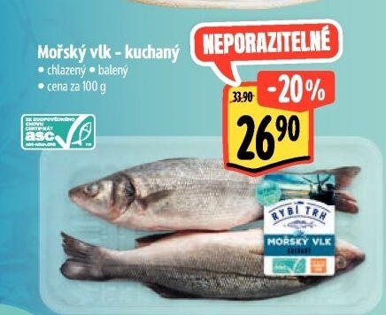 Vlk mořský kuchaný Albert