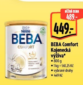 Výživa mléčná Comfort Beba Nestlé