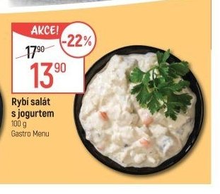 Rybí salát s jogurtem Gastro Menu