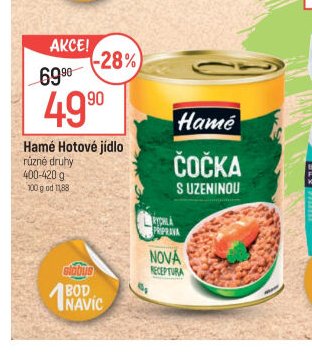 Hamé Hotové jídlo