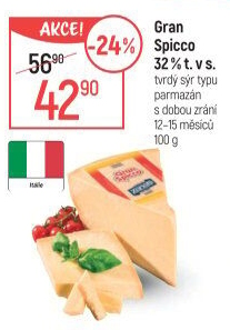 Sýr Gran Spicco 32%