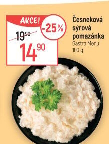 Česneková pomazánka se sýrem