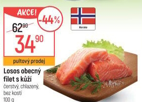 Losos obecný filety