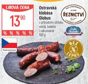 Ostravská klobása Globus
