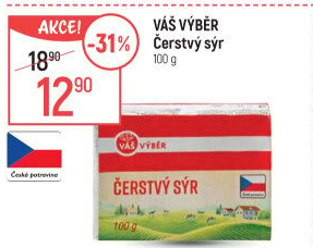 Sýr čerstvý Váš Výběr