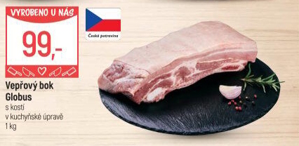 Vepřový bok s kostí Globus