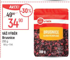 Brusnice sušené Váš Výběr