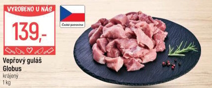 Maso na guláš vepřové Globus