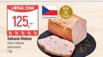 Sekaná masová Globus