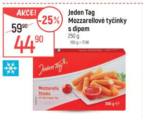 Tyčinky mozzarelové mražené Jeden Tag