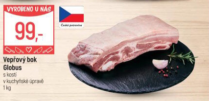 Vepřový bok s kostí Globus