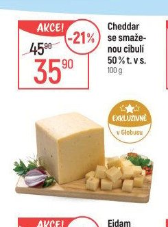 Cheddar se smaženou cibuli