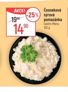 Česneková sýrová pomazánka
