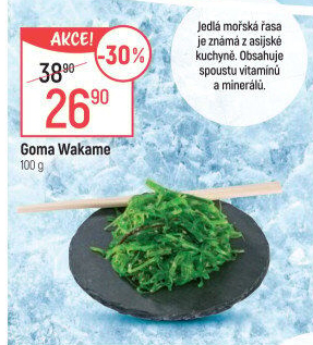Mořské řasy Goma Wakame