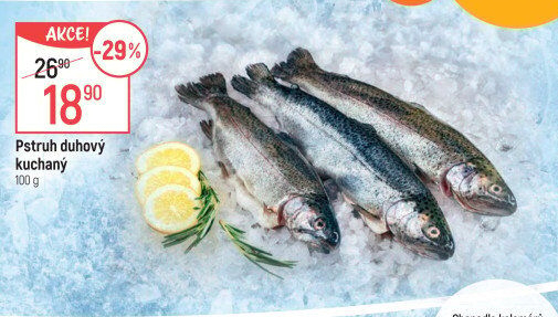 Pstruh duhový kuchaný
