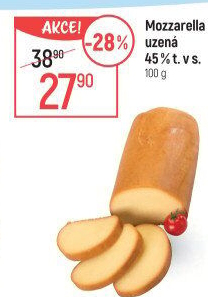 Sýr Mozzarella cihla uzená 45%