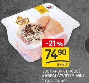 Kuřecí čtvrtky Vodňanské kuře