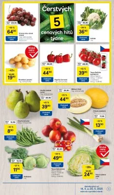 akční leták Tesco 14.5.2025-20.5.2025