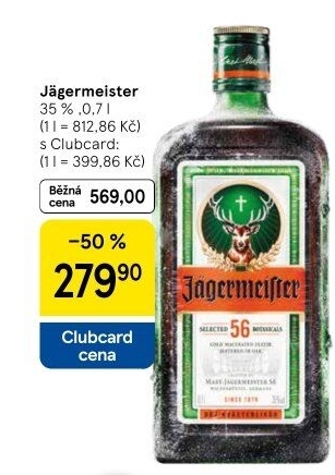 Bylinný likér Jägermeister