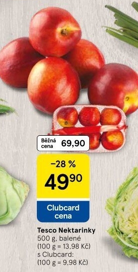 Nektarinky Tesco