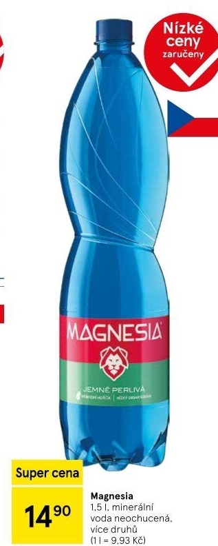 Přírodní voda Magnesia