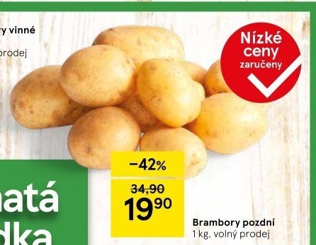 Brambory konzumní pozdní