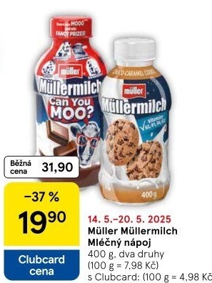 Nápoj mléčný Müllermilch Müller