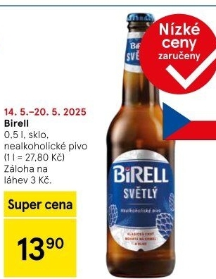 Nealkoholické pivo Birell