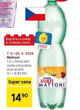 Ochucená voda Mattoni