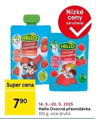 Ovocná kapsička Hello