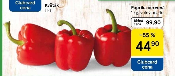 Paprika červená