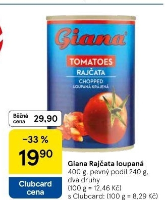 Rajčata loupaná Giana