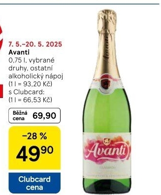 Šumivé nápoje Avanti