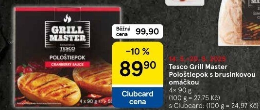 Sýr Pološtiepok na gril Grill Master Tesco