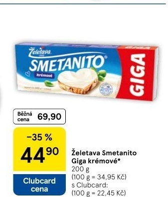 Sýr tavený Smetanito Želetava