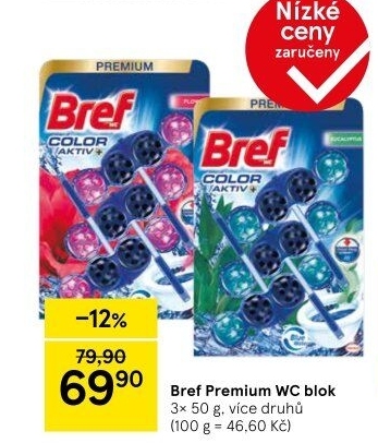 WC blok tuhý Premium Bref