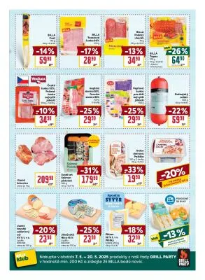 akční leták BILLA 14.5.2025-20.5.2025