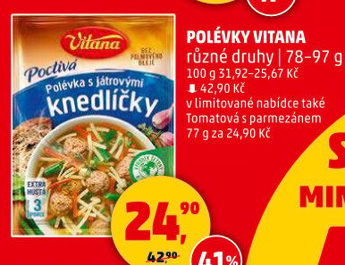 Instantní polévky Vitana