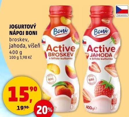 Jogurtový nápoj Boni