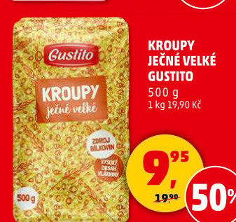 Kroupy ječné Gustito