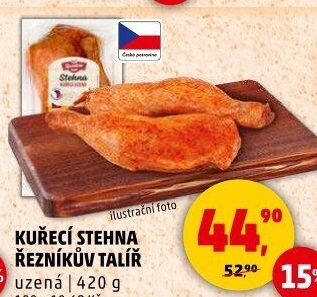 Kuřecí stehna uzená Řezníkův talíř