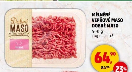 Maso mleté vepřové Dobré maso
