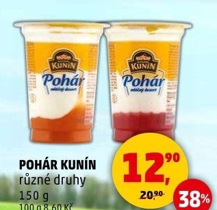 Mléčný Pohár Mlékárna Kunín