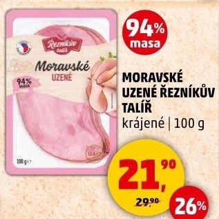 Moravské maso uzené Řezníkův talíř