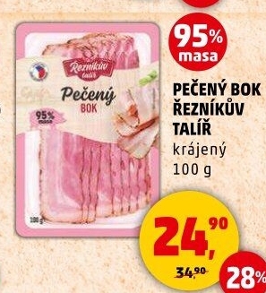 Pečený bok Řezníkův talíř