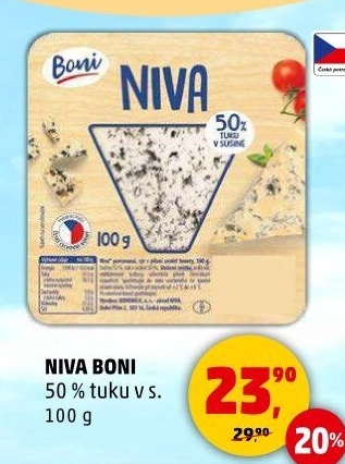 Sýr Niva 50% Boni