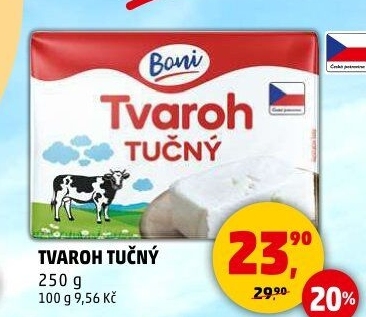 Tvaroh tučný Boni